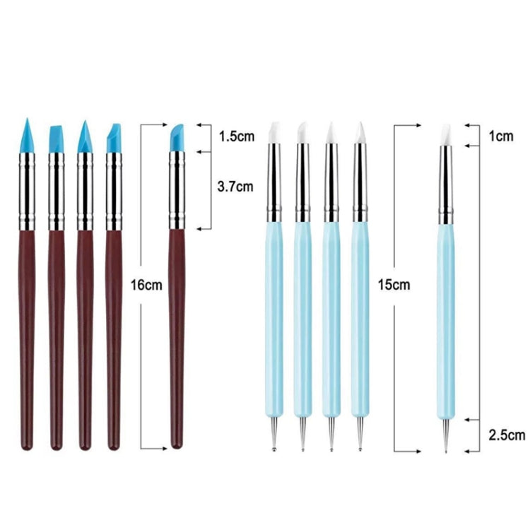 Ceramic Clay De-Marking Retouching Silicone Pen(15-16cm)
