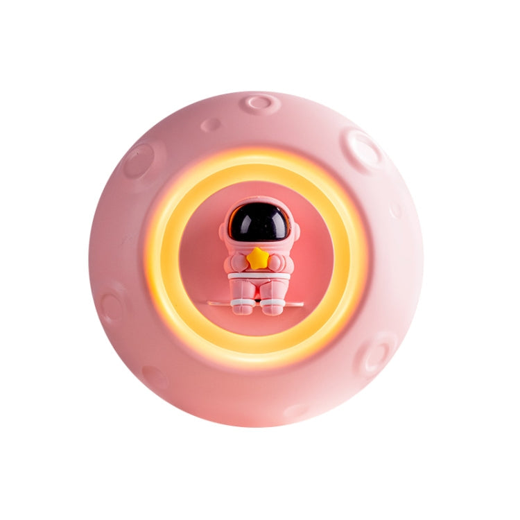 K-1101 Astronaut Automatic Timer Smart Aromatherapy Machine With Small Night Light(Pink)