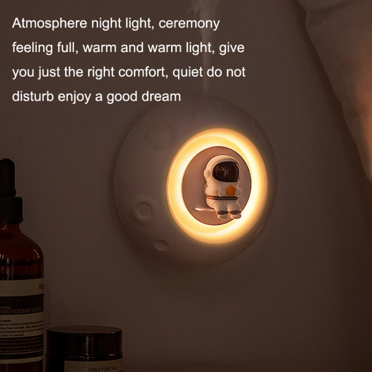 K-1101 Astronaut Automatic Timer Smart Aromatherapy Machine With Small Night Light(Pink)