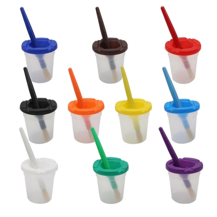 23 PCS/Set Children Leak-Proof Plastic Brush Washing Cup Palette Painting Brushes