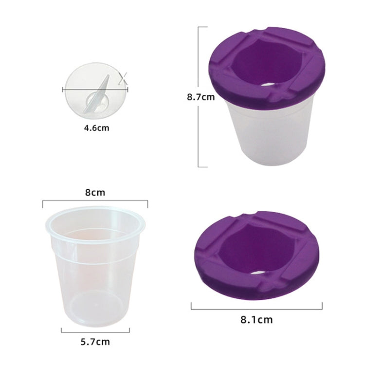 23 PCS/Set Children Leak-Proof Plastic Brush Washing Cup Palette Painting Brushes