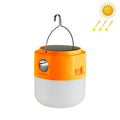 105 Solar Rechargeable LED Bulb Light Camping Light Emergency Light with Flashlight Function(Orange)