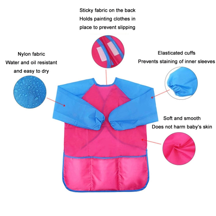 6 PCS/Set Children Painting Waterproof Stain-proof Backwards Cover-ups(M)
