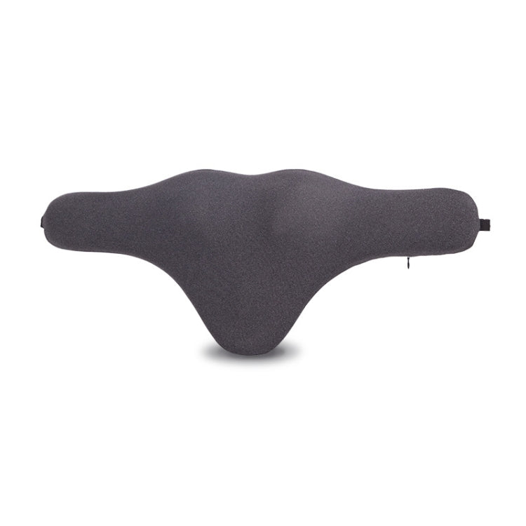 Slow Rebound Memory Foam Lumbar Pillow Neck Pillow Car Headrest(Dark Grey)