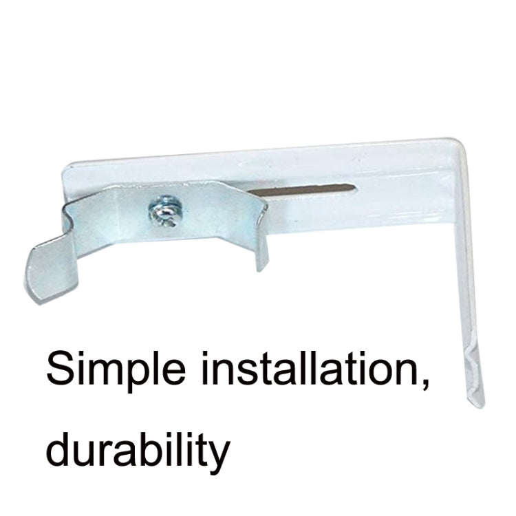 3 Inch Vertical Curtain Mounting Code Venetian Blinds Bracket(Silver)