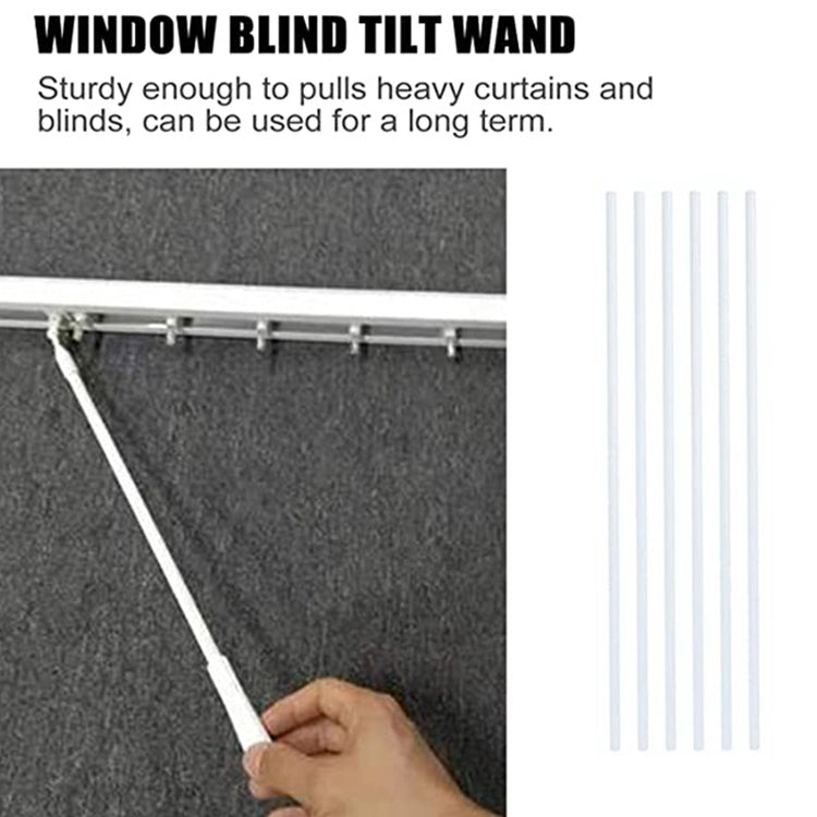 12 Inch Aluminum Alloy Rotary Rod Blinds Rod Adjustable Light Bar With Hook Handle