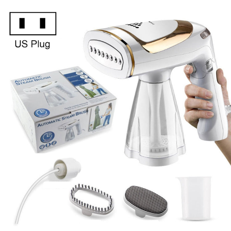 1600W  Handheld Folding Iron Mini Steam Iron, Color: White Single Gear(US Plug)