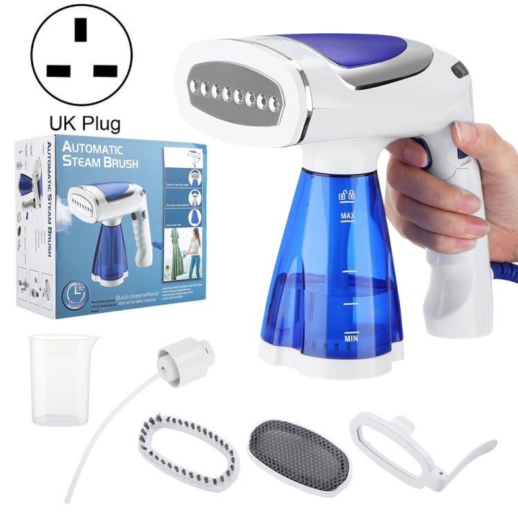 1600W  Handheld Folding Iron Mini Steam Iron, Color: Blue 3 Gear(UK Plug)