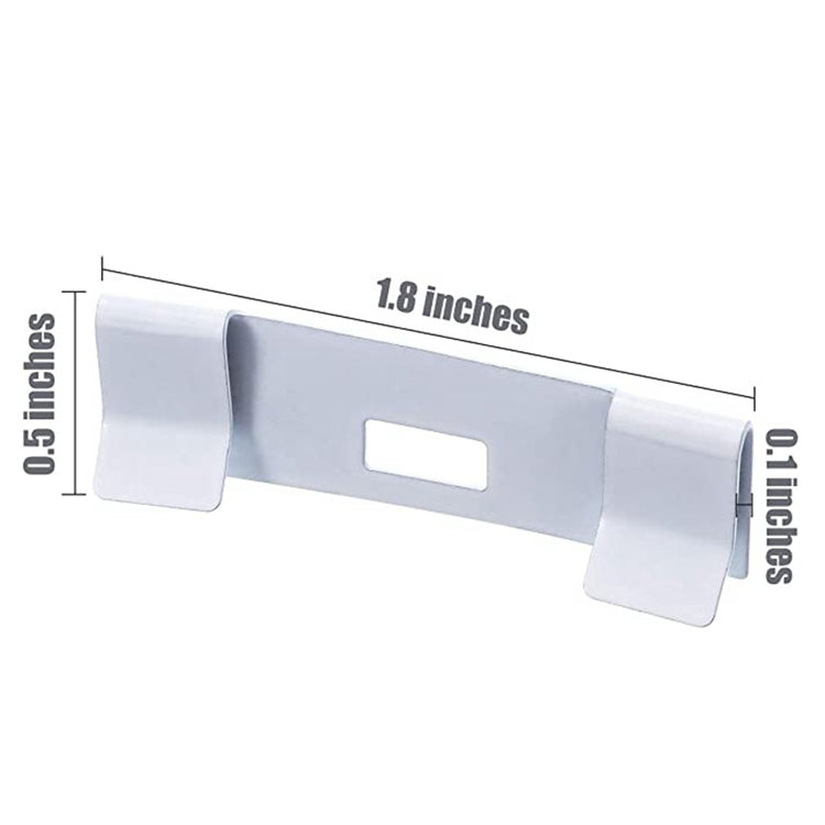 12 PCS / Set Venetian Blinds Metal Clip Hanging Piece Curtain Accessories(White)