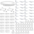 Model Steel Rail Bending Curtain Rail Flexible Guide Set, Size: 5m
