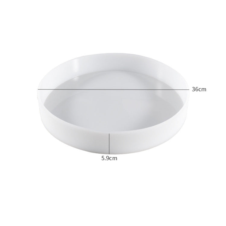 DIY Crystal Drip Rubber Round Table Mold Quicksand Table Silicone Mold 35cm Round Table Mold
