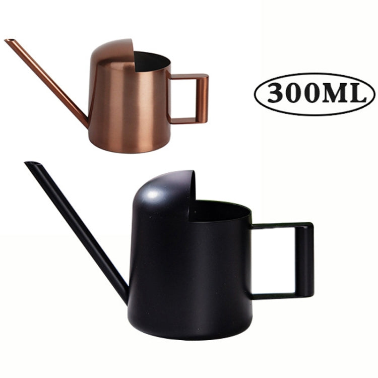 300ML Stainless Steel Watering Can with Long Spout(Bronze)