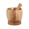 Kitchen Bamboo Garlic Pounder Food Stirrer Without Lid(Medium)