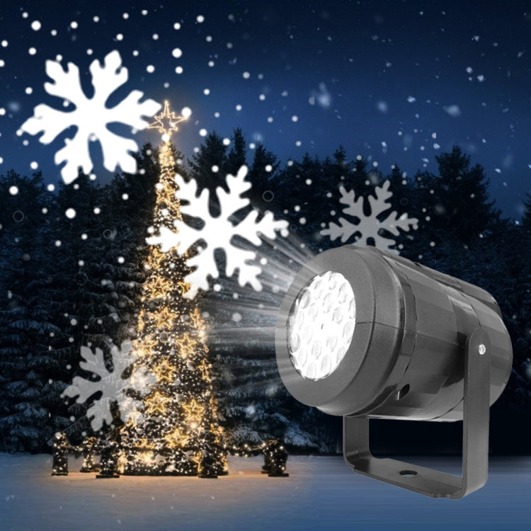 KD-1001 LED Rotatable Christmas Decoration Snowflake Projector Light, Specification: EU Plug