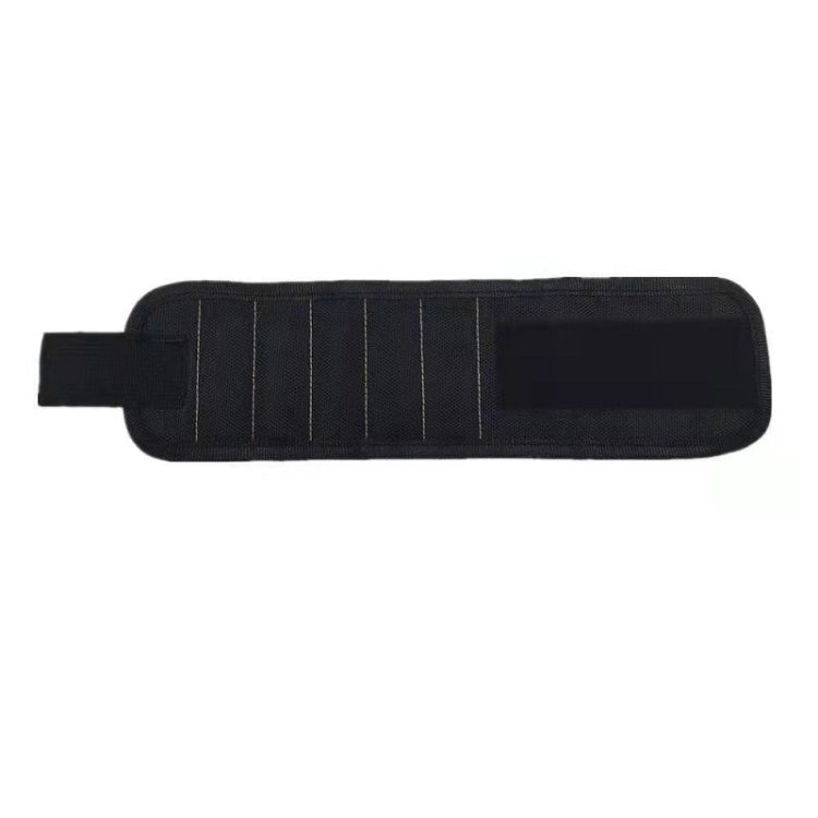 Electric Woodworking Multifunctional Powerful Magnetic Wrist Strap, Style: Five Rows Black