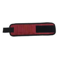Electric Woodworking Multifunctional Powerful Magnetic Wrist Strap, Style: Five Rows Red