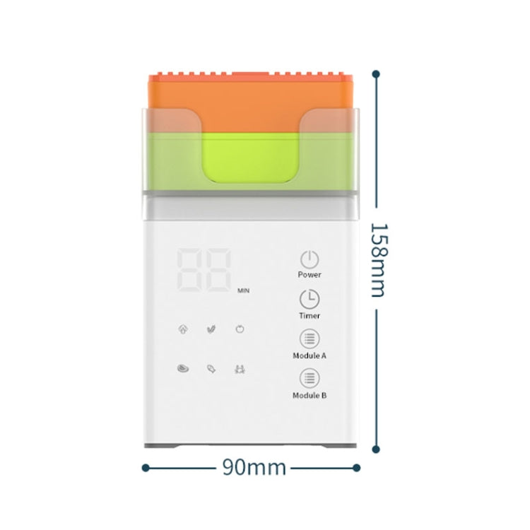 QX03 Home Two Bin Meat And Vegetable Cleaning Machine, US Plug(Neutral Machine)