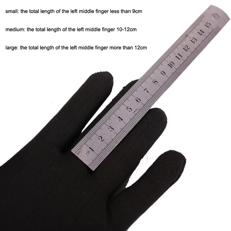 2PCS Beginner Press Nylon Wear -Resistant Anti -Slip Left Hand Guitar Exercise Glove,Size: Small