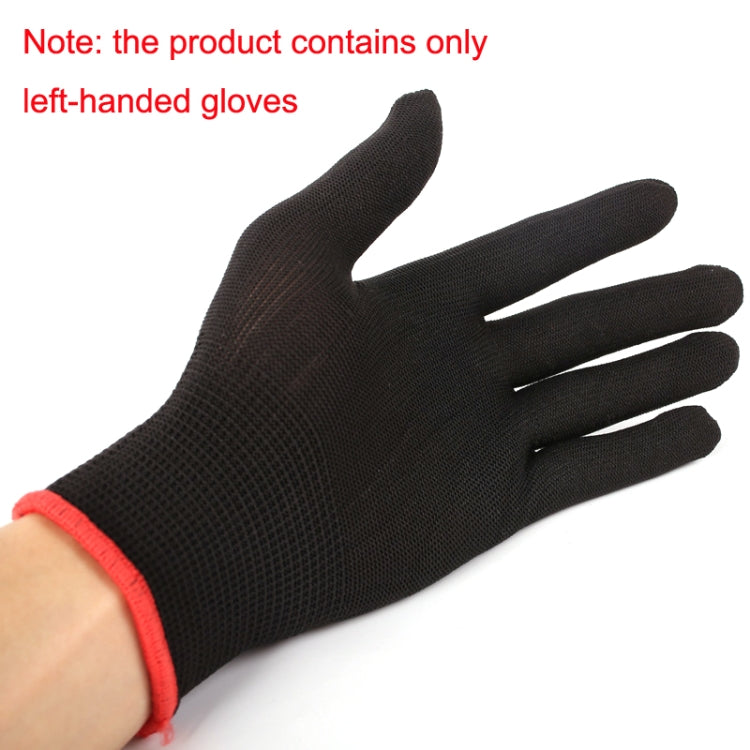 2PCS Beginner Press Nylon Wear -Resistant Anti -Slip Left Hand Guitar Exercise Glove,Size: Small