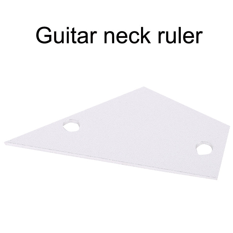 2PCS Aluminum Gold Leveling Ruler Guitar Repair Measuring Ruler Tools