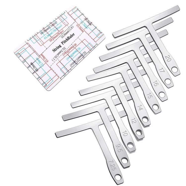 T -Type Guitar Ruler+String High Ruler Guitar Repair Measuring Ruler Tools