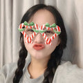 Christmas Weird Glasses Personalized Christmas Hair Clip, Color: Love Gift