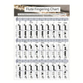 Coated Paper Flute Chord Fingering Practice Chart Staff Chord Fingering(Small)