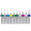 10 In 1 PCB Tungsten Steel Drill Bits Carving Miniature Drill Bits, Size: 0.1-1mm