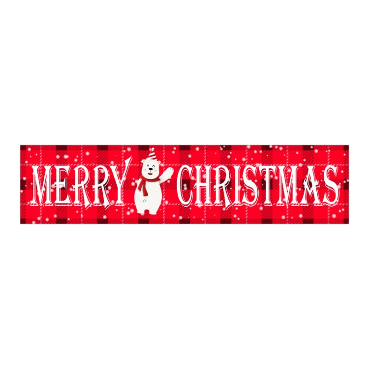 Christmas Patio Banner Party Decoration Supplies 50 x 250cm(Style 07)