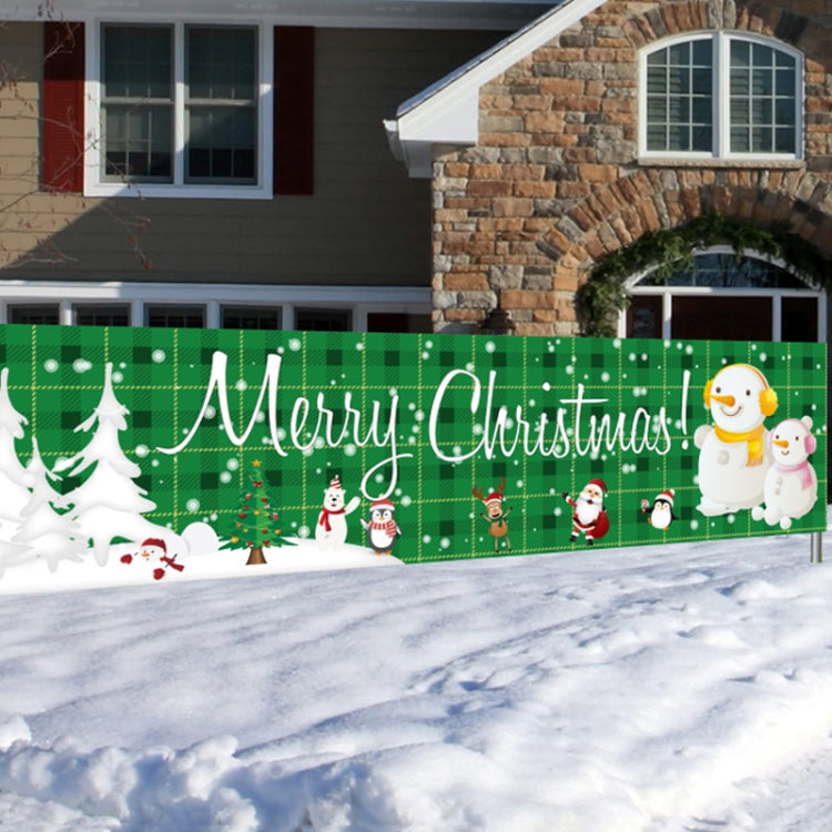 Christmas Patio Banner Party Decoration Supplies 50 x 250cm(Style 29)