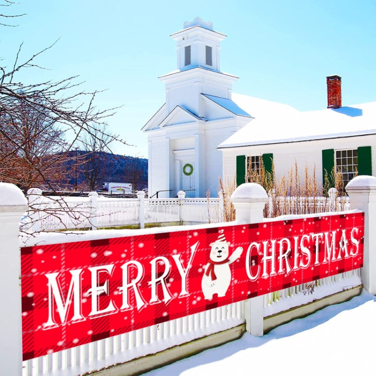 Christmas Patio Banner Party Decoration Supplies 50 x 250cm(Style 30)