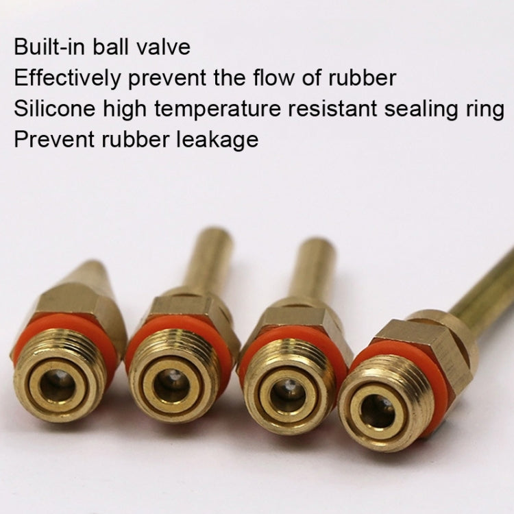 Hot Melt Glue Tool Copper Nozzle Fine Hole Dispensing Head, Size: 3.0x50mm
