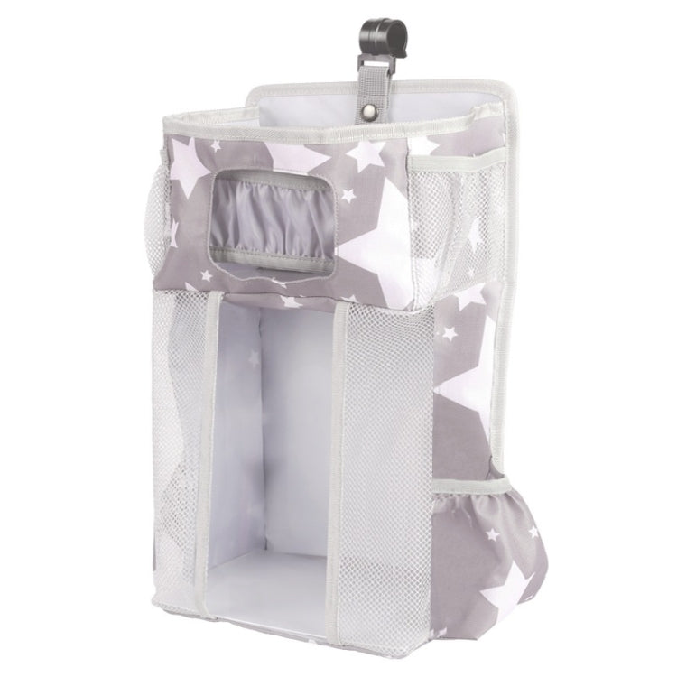 Cot Top Multi-Function Organiser Storage Hanging Bag(Stars)