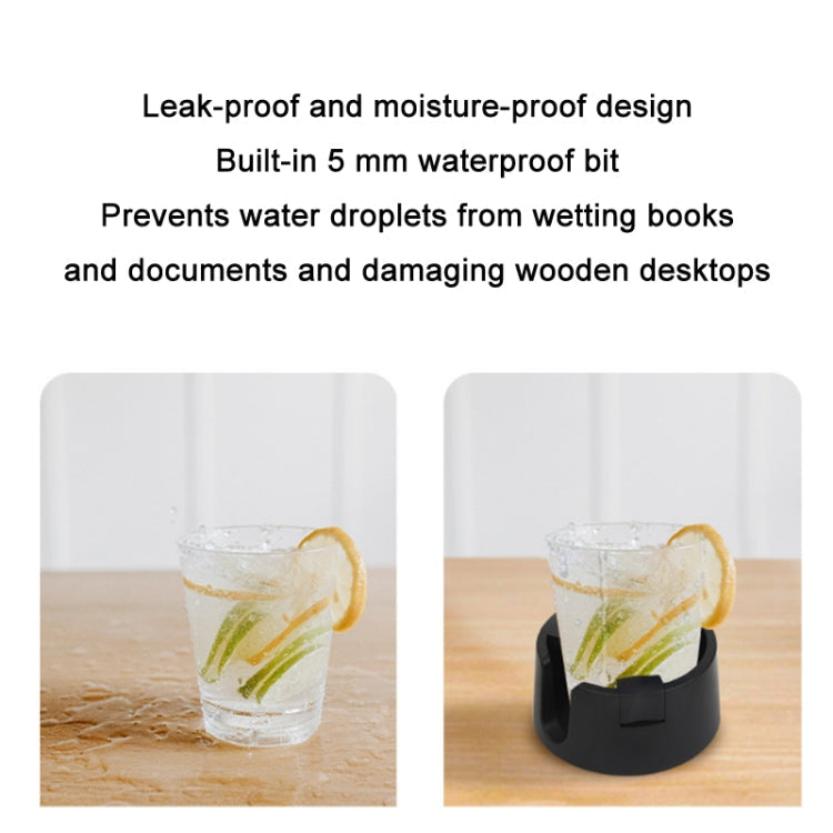 Multi-functional Spill-proof Insulated Fixed Cup Holder(White)