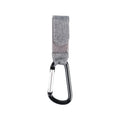 Stroller Wear-Resistant Non-Slip Aluminium Climbing Buckle Hooks(Gray Snowflake)