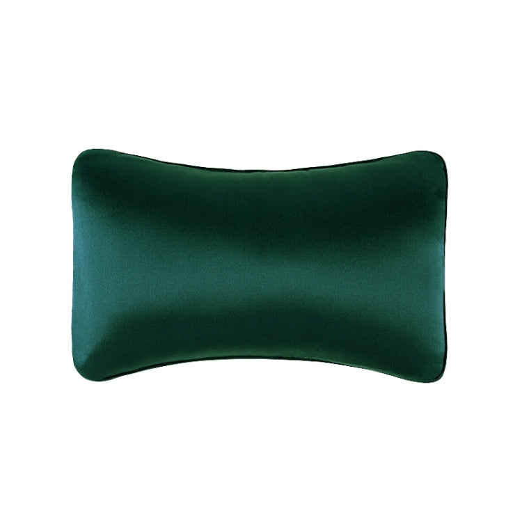 TZ19 Silk Car Head Pillow Car Memory Foam Comfort Lumbar Support(Green)