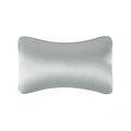 TZ19 Silk Car Head Pillow Car Memory Foam Comfort Lumbar Support(Silver Gray)