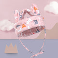 Baby Breathable Anti-fall Head Protective Cap Baby Protective Cap Toddler Bumper Cap, Spec: Pink Forest Antlers