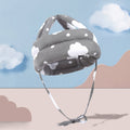 Baby Breathable Anti-fall Head Protective Cap Baby Protective Cap Toddler Bumper Cap, Spec: Gray Cloud
