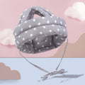 Baby Breathable Anti-fall Head Protective Cap Baby Protective Cap Toddler Bumper Cap, Spec: Gray Star