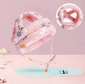 Baby Breathable Anti-fall Head Protective Cap Baby Protective Cap Toddler Bumper Cap, Spec: Breathable Pink Forest