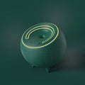 X-H05 250 ml Water Tank Small Humidifier USB Plug-in Sprayers With Night Light(Green)