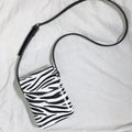 Fashion Versatile Vertical Models Single Shoulder Crossbody Mobile Phone Bag, Color: Zebra Pattern