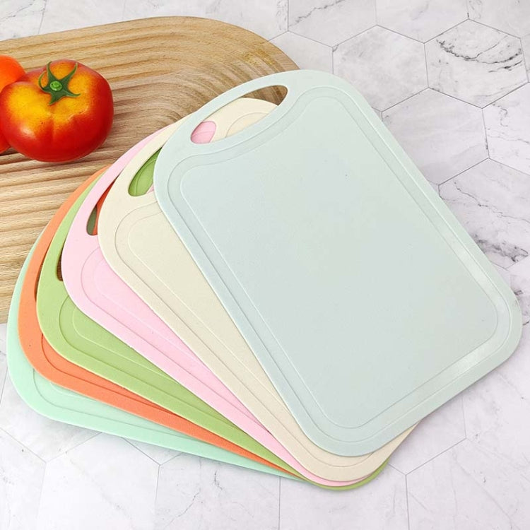 10 PCS Plastic Anti-Slip Kitchen Cutting Board(No. 1 Light Gray)