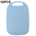 10 PCS Plastic Anti-Slip Kitchen Cutting Board(No. 2 Blue)