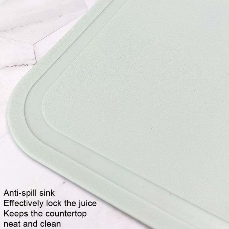 10 PCS Plastic Anti-Slip Kitchen Cutting Board(No. 1 Green)