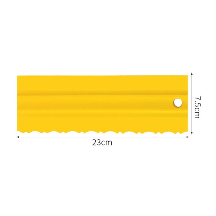 4 PCS / Set Plastic Cream Scraper PP Double Side Sawtooth Baked Cake Flattener(White)