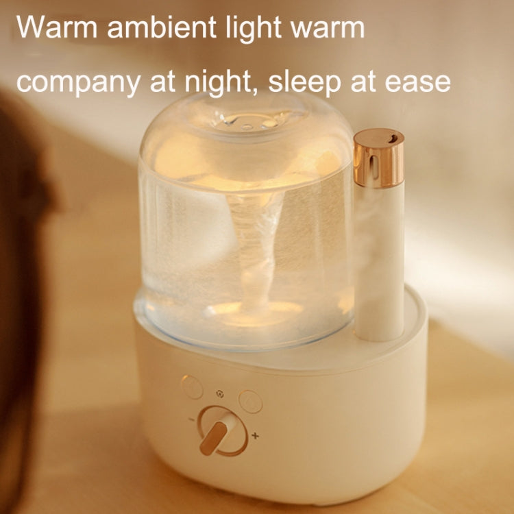 Large Capacity Humidifying Aromatherapy Machine Home Automatic Fragrance Sprayer With Night Light(White)