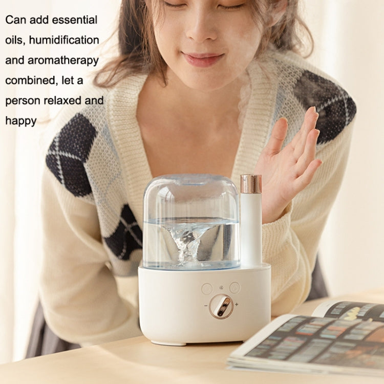 Large Capacity Humidifying Aromatherapy Machine Home Automatic Fragrance Sprayer With Night Light(White)