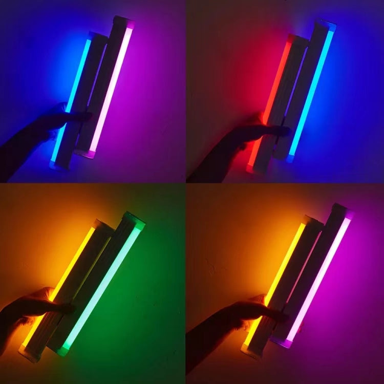 17cm Handheld Light Stick Ambient Light Rechargeable Emergency Light Tube Live Fill Light(Ice Blue)